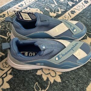 Champion Light Blue and White Athletic Shoes